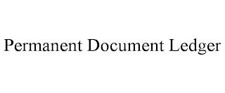 PERMANENT DOCUMENT LEDGER trademark