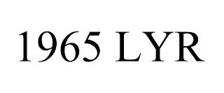 1965 LYR trademark