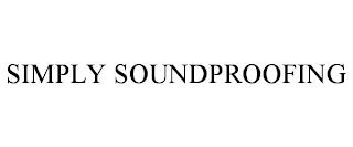 SIMPLY SOUNDPROOFING trademark