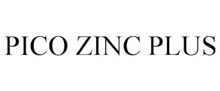 PICO ZINC PLUS trademark