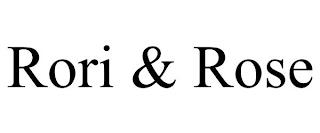 RORI & ROSE trademark