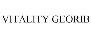 VITALITY GEORIB trademark