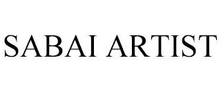 SABAI ARTIST trademark