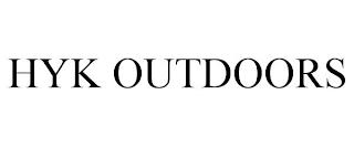 HYK OUTDOORS trademark