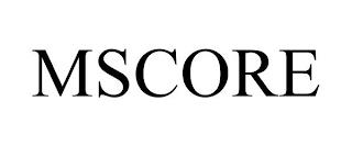 MSCORE trademark