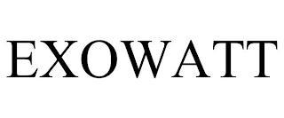 EXOWATT trademark