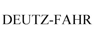 DEUTZ-FAHR trademark