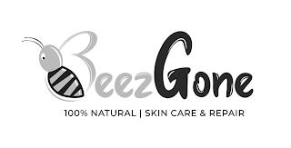 BEEZGONE 100% NATURAL SKIN CARE & REPAIR trademark