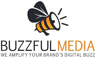 BUZZFUL MEDIA, WE AMPLIFY YOUR BRAND'S DIGITAL BUZZ trademark