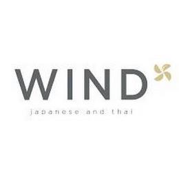 WIND JAPANESE AND THAI trademark