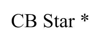 CB STAR * trademark