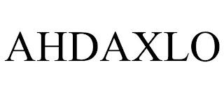 AHDAXLO trademark