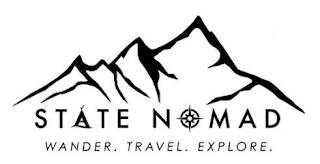 STATE NOMAD WANDER. TRAVEL. EXPLORE. trademark