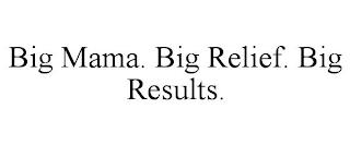 BIG MAMA. BIG RELIEF. BIG RESULTS. trademark