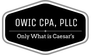 OWIC CPA PLLC ONLY WHAT IS CAESAR'S trademark