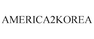 AMERICA2KOREA trademark