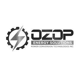 OZOP ENERGY SOLUTIONS POWER CONVERSION TECHNOLOGIES INC. trademark