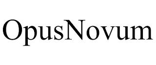 OPUSNOVUM trademark