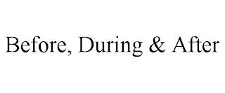 BEFORE, DURING & AFTER trademark