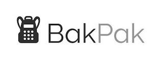 BAKPAK trademark