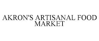 AKRON'S ARTISANAL FOOD MARKET trademark