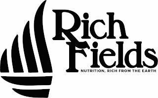 RICH FIELDS NUTRITION, RICH FROM THE EARTH trademark