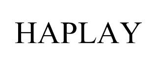 HAPLAY trademark