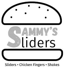 SAMMY'S SLIDERS SLIDERS ·  CHICKEN FINGERS · SHAKES trademark