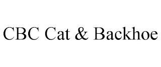 CBC CAT & BACKHOE trademark