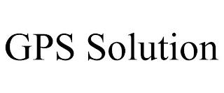 GPS SOLUTION trademark