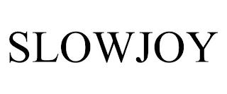 SLOWJOY trademark