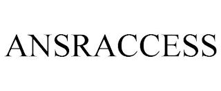 ANSRACCESS trademark