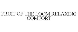 FRUIT OF THE LOOM RELAXING COMFORT trademark