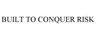 BUILT TO CONQUER RISK trademark