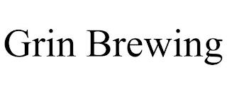 GRIN BREWING trademark