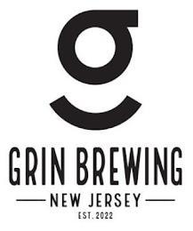 GRIN BREWING NEW JERSEY EST 2022 trademark