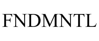 FNDMNTL trademark