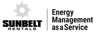 SUNBELT RENTALS ENERGY MANAGEMENT AS A SERVICE trademark