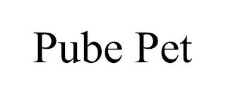 PUBE PET trademark