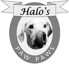 HALO'S PAW PAWS trademark