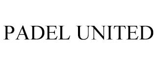 PADEL UNITED trademark