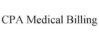 CPA MEDICAL BILLING trademark