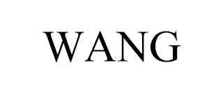 WANG trademark