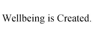 WELLBEING IS CREATED. trademark