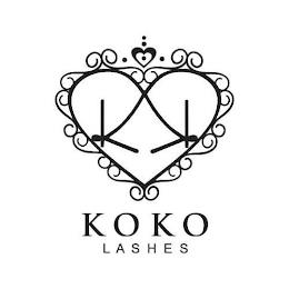 KK KOKO LASHES trademark