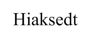 HIAKSEDT trademark