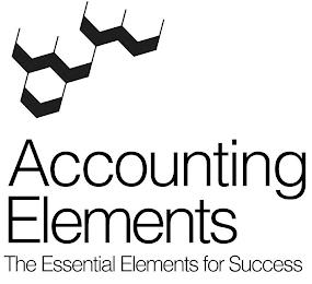 ACCOUNTING ELEMENTS THE ESSENTIAL ELEMENTS FOR SUCCESS trademark