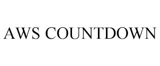 AWS COUNTDOWN trademark