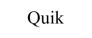 QUIK trademark