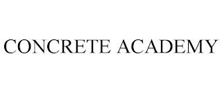 CONCRETE ACADEMY trademark